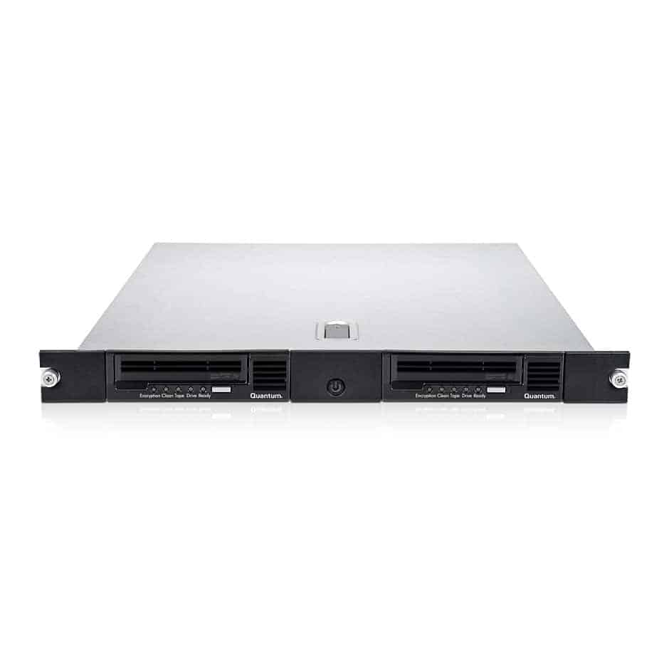 Quantum LTO-7 HH External 6Gb/s SAS Tape Backup Drive 1U Rackmount Kit